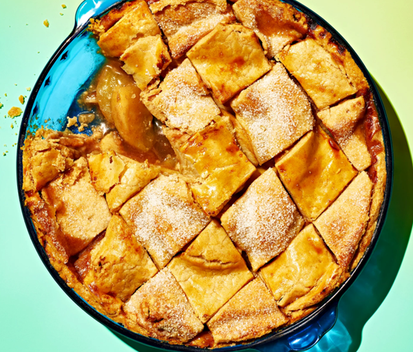 Cider-sweetened apple pie