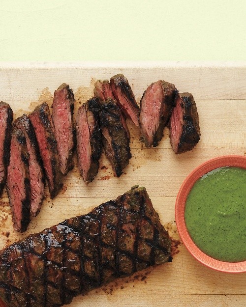 Cilantro-buttermilk skirt steak