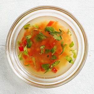 Cilantro-chile vinaigrette