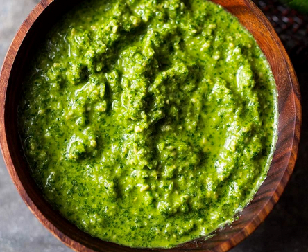 Cilantro chutney (Kothmiri chatni)