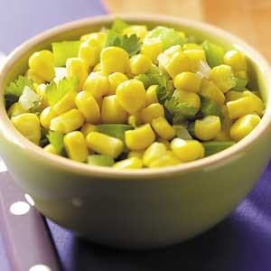 Cilantro corn saute