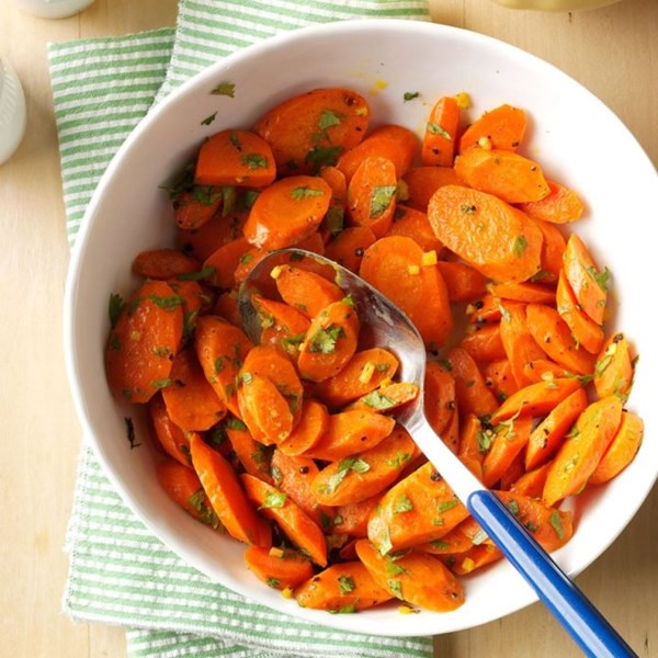 Cilantro ginger carrots