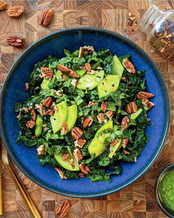 Cilantro kale salad