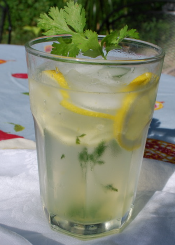 Cilantro lemonade