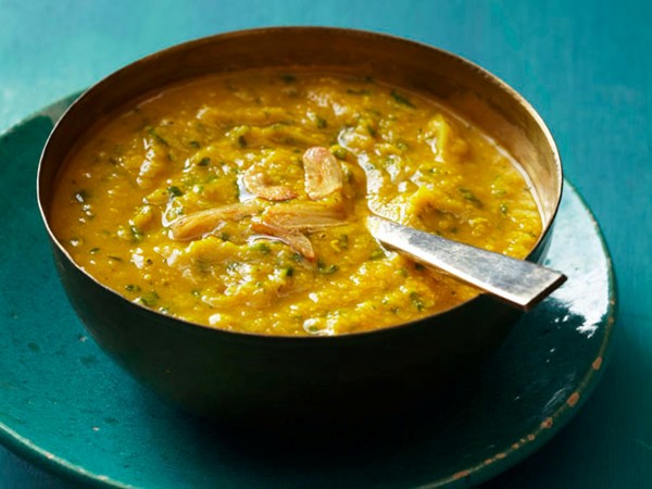 Cilantro lentils