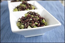 Cilantro-lime black bean salad