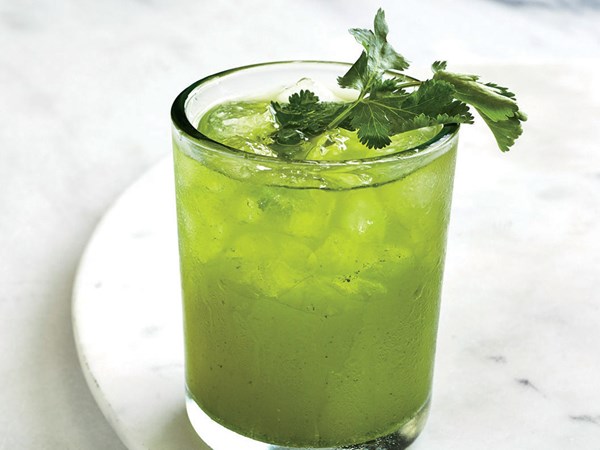 Cilantro-lime margaritas