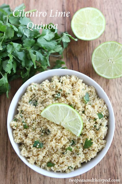 Cilantro lime quinoa