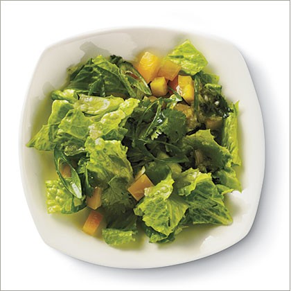Cilantro-lime Romaine salad