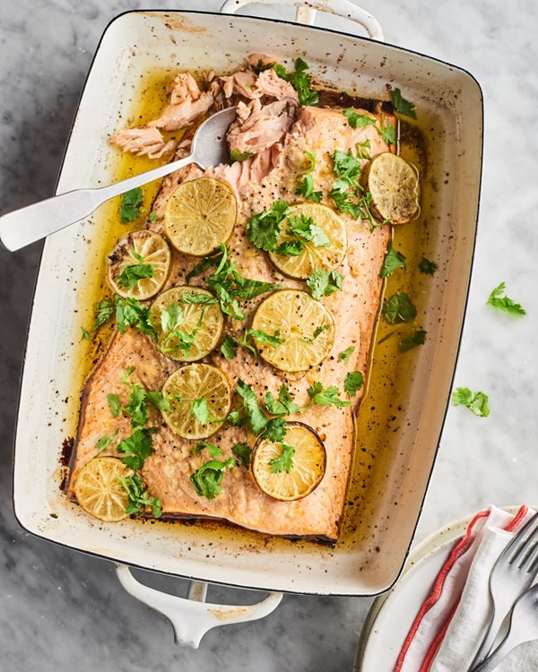 Cilantro-lime salmon