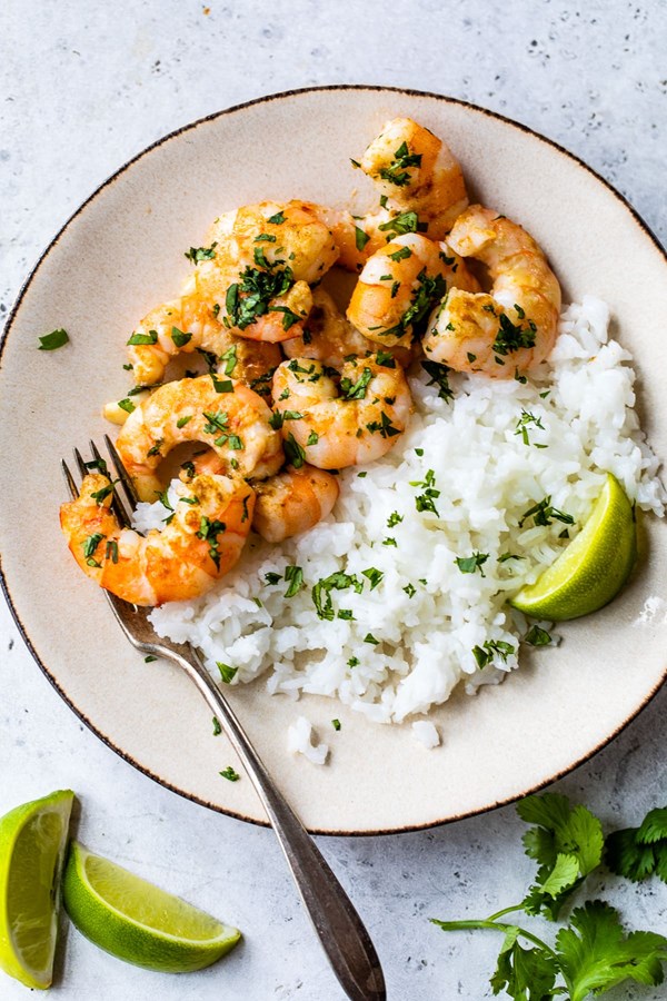 Cilantro lime shrimp
