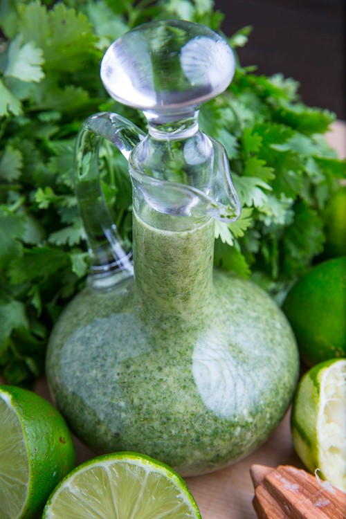 Cilantro lime vinaigrette