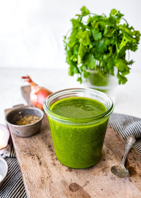 Cilantro lime vinaigrette