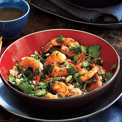 Cilantro shrimp