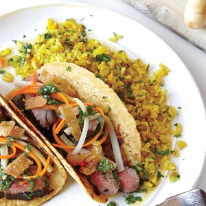 Cilantro yellow rice