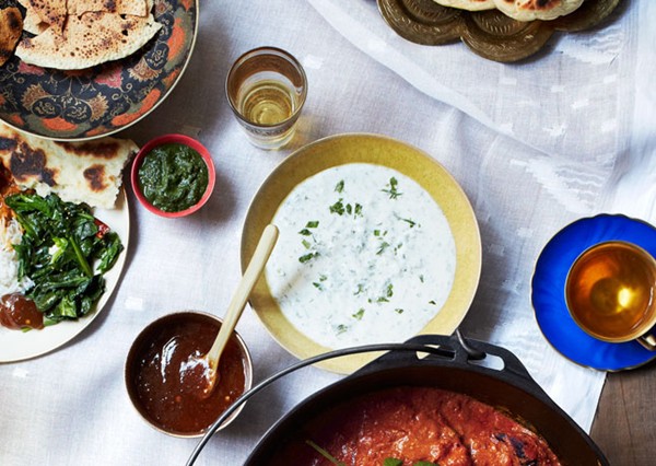 Cilantro-yogurt sauce