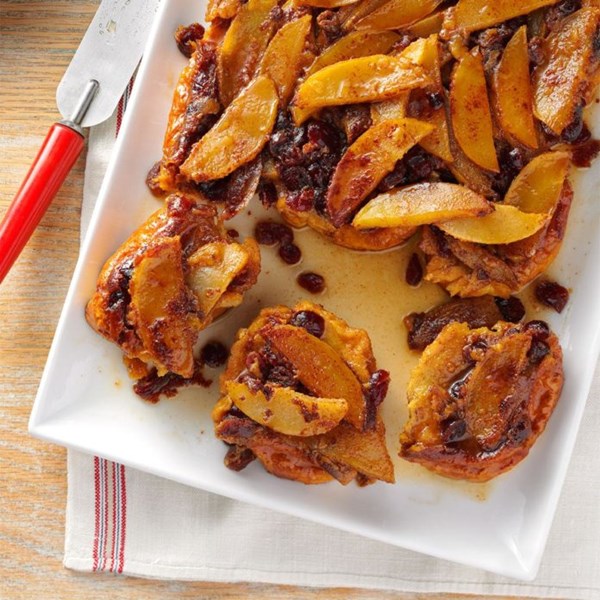 Cinnamon-apple French toast