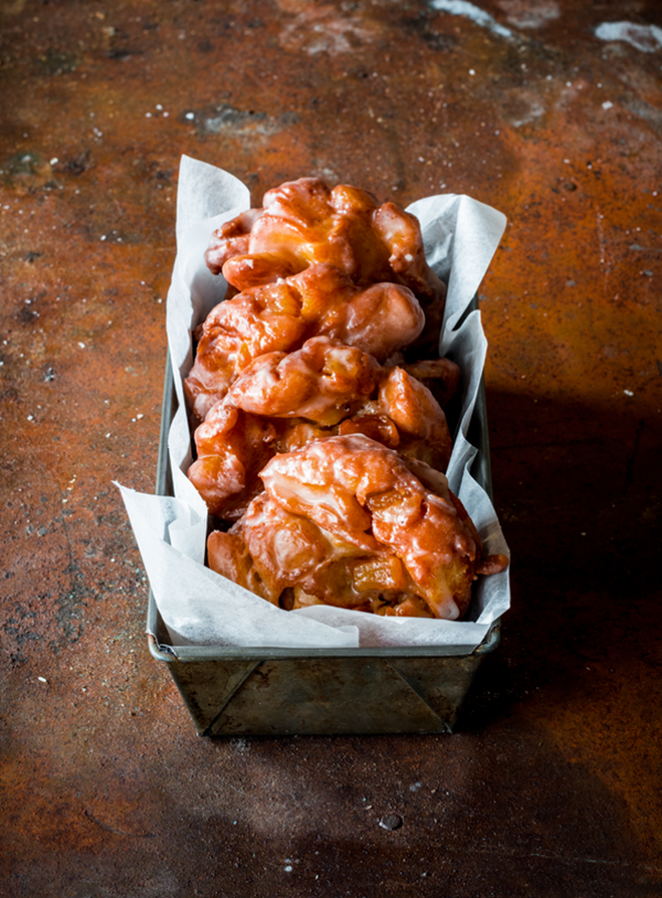 Cinnamon apple fritters
