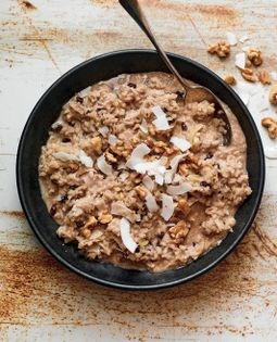 Cinnamon apple porridge