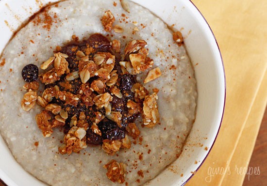Cinnamon apple spiced oatmeal