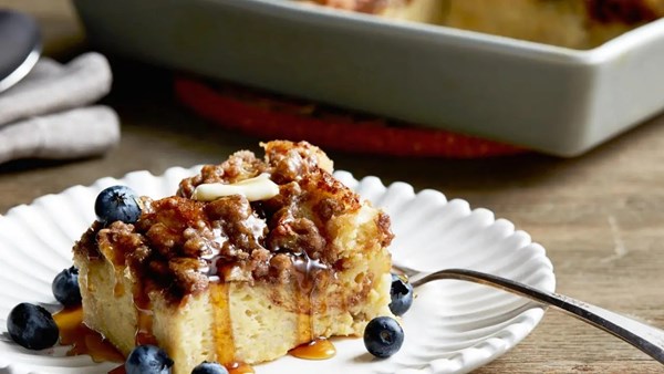 Cinnamon baked French toast 