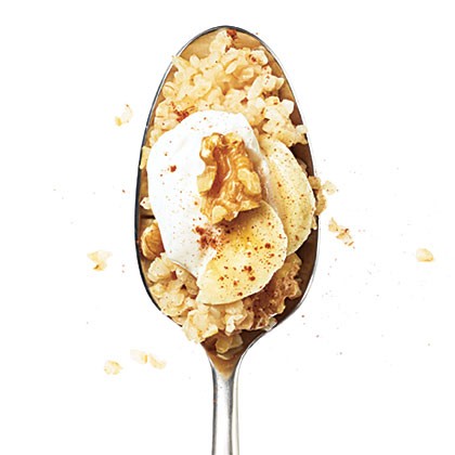 Cinnamon banana crunch bowl