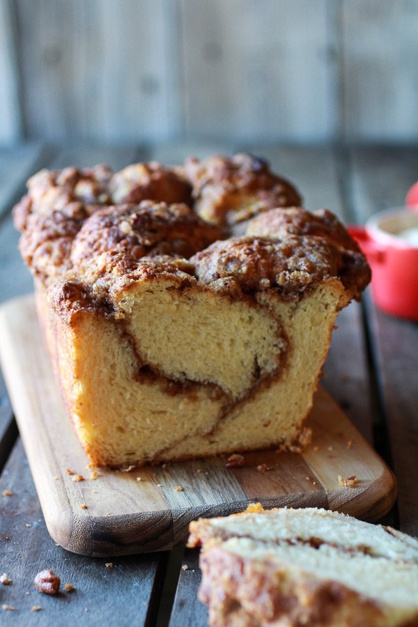 Cinnamon crunch braided brioche bread