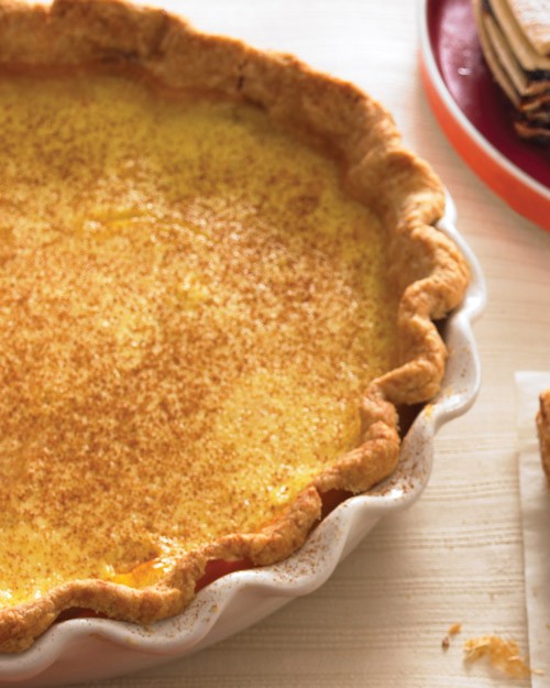 Cinnamon custard pie