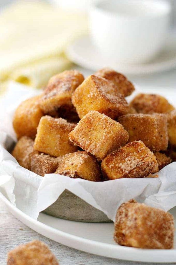 Cinnamon French toast bites