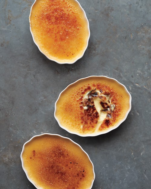 Cinnamon-honey crème brûlée