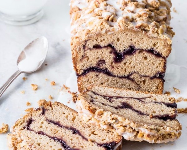 Cinnamon jam loaf