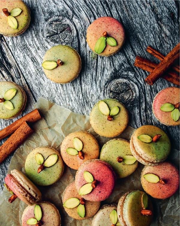 Cinnamon macarons with apple filling recipe Eat Your Books