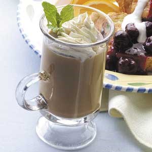 Cinnamon mocha coffee