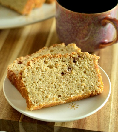 Cinnamon oatmeal quick bread