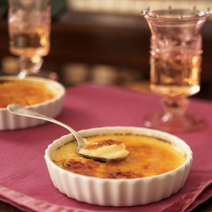 Cinnamon-orange crème brûlée