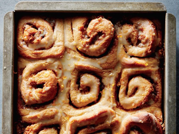 Cinnamon-orange pinwheels