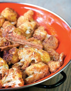 Cinnamon roasted cauliflower