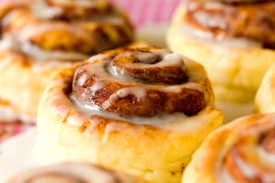 Cinnamon roll biscuits