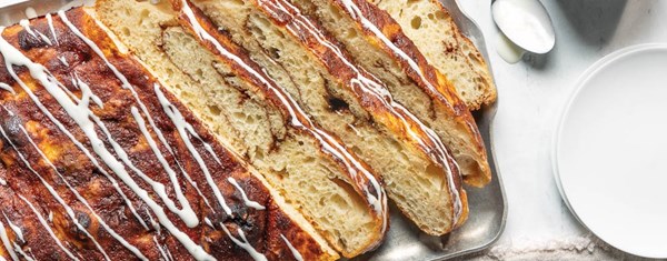 Cinnamon roll focaccia