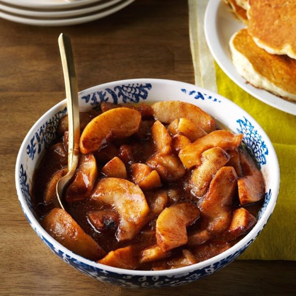 Cinnamon spiced apples 