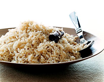 Cinnamon-spiced rice