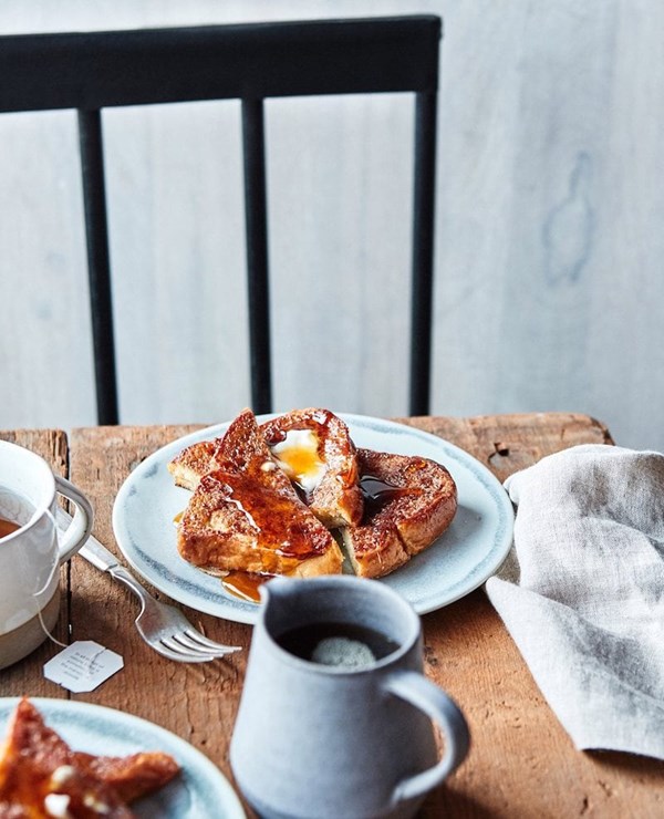 Cinnamon streusel French toast