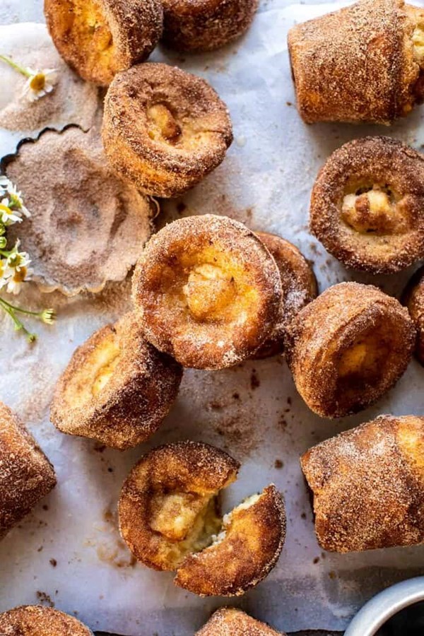 Cinnamon sugar brown butter popovers