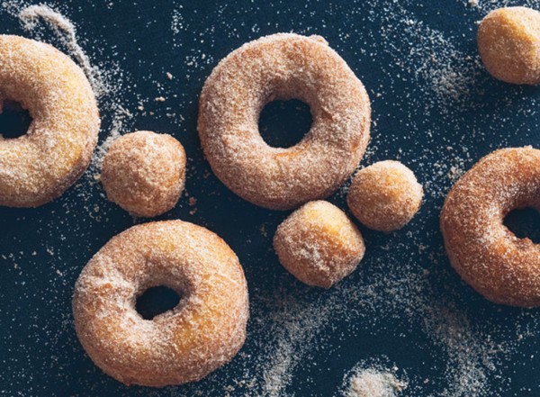 Cinnamon-sugar doughnuts
