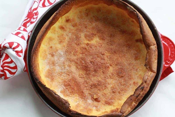 Cinnamon sugar Dutch baby