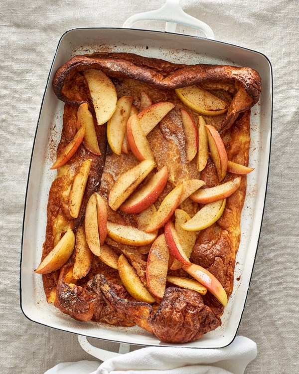 Cinnamon-sugar Dutch baby casserole