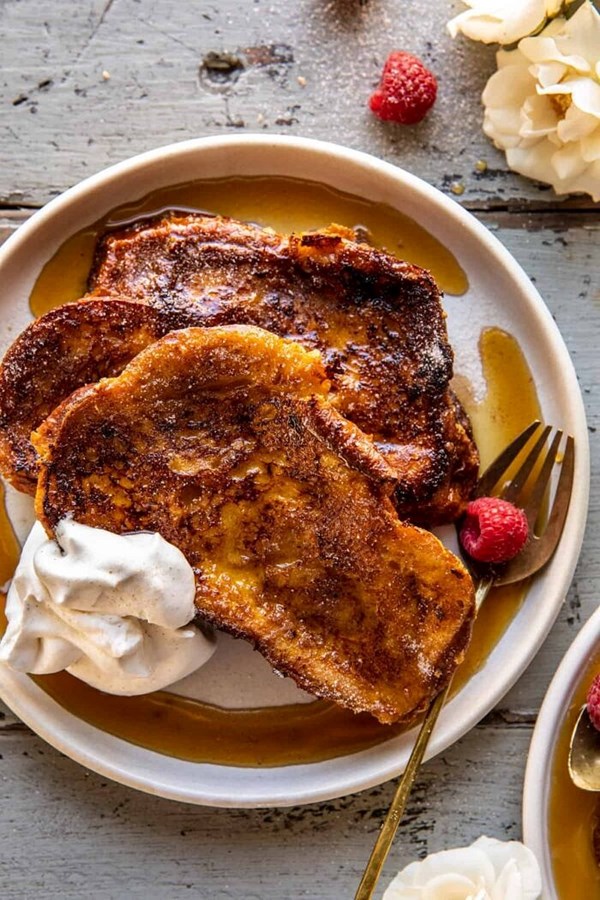 Cinnamon sugar French toast