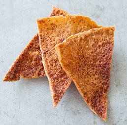 Cinnamon-sugar pita chips