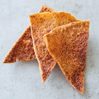 Cinnamon-sugar pita chips