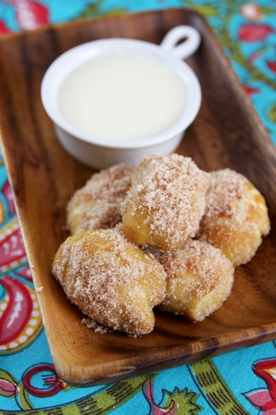 Cinnamon sugar pretzel bites
